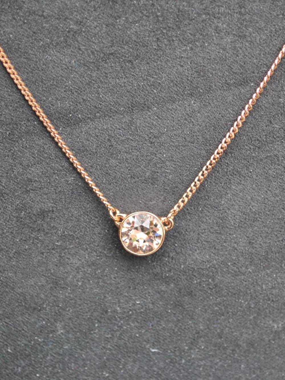 Givenchy crystal pendant necklace